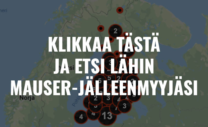 Mauser M18-jälleenmyyjät Mauser M18-kiväärin löydät lähimmältä jälleenmyyjältäsi.