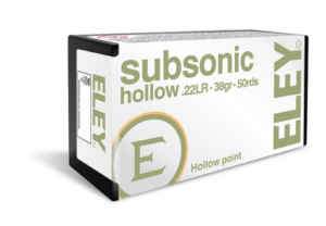Eley .22 LR Subsonic Hollow Point