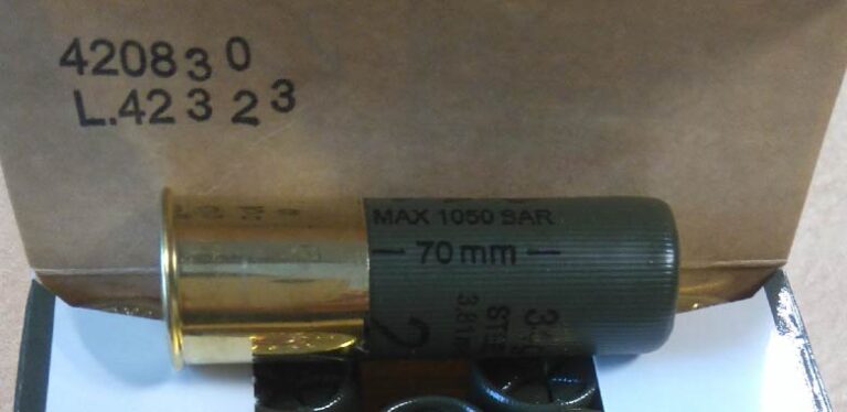 Tiedote: Tuote-erän 42323-420830 takaisinveto haulikonpatruunalle RC Hyperfast Camo Steel 12/76 34g 2 3,81mm